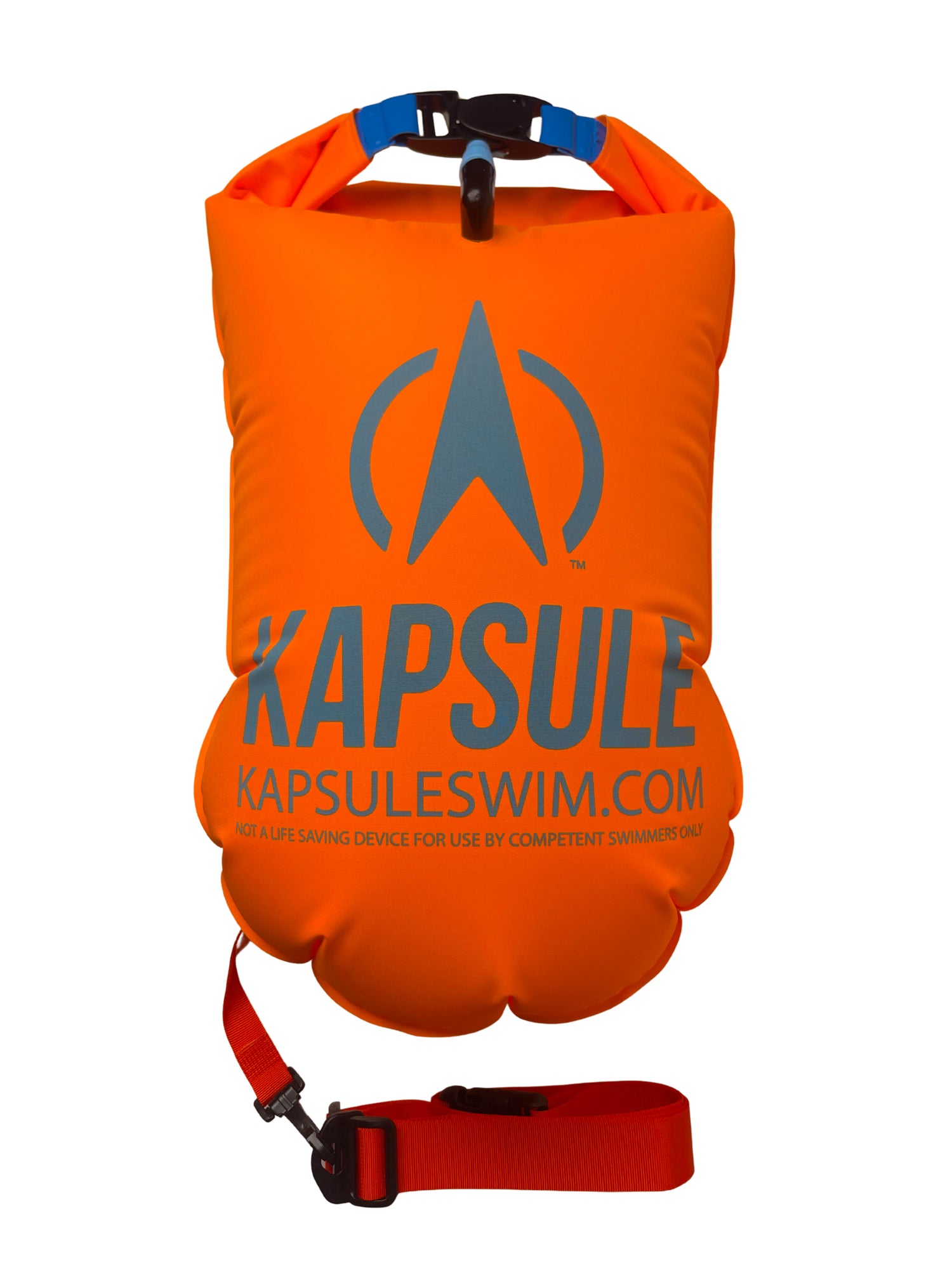 Aegis 20L Open Water Swim Buoy – Lightweight HydroGuard™ TPU Safety Float – Neon Orange