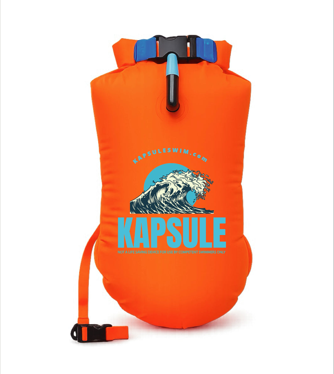 Polyether TPU Neon Orange Swim Buoy Wave