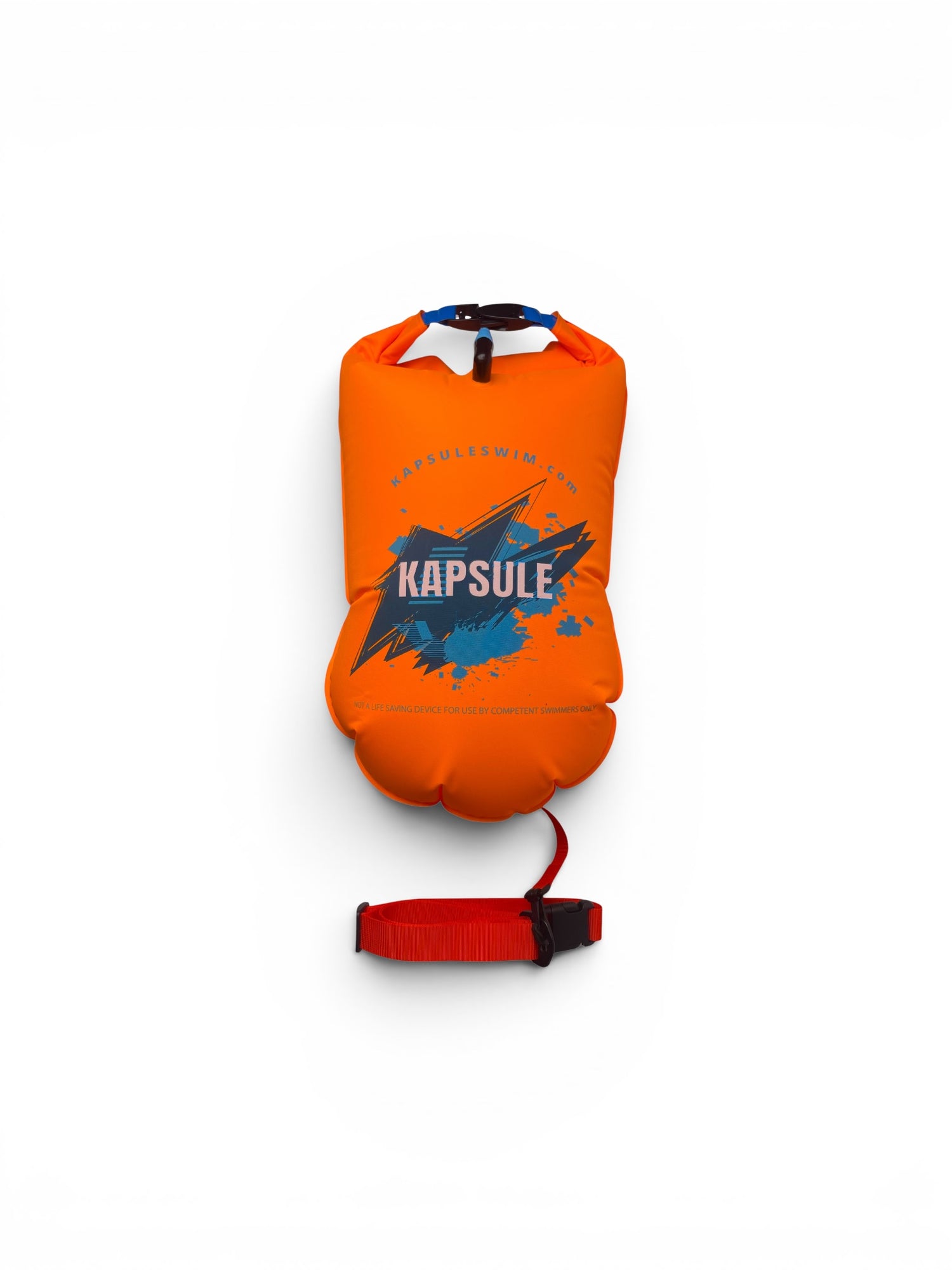 Bolt 20L Inflatable Open Water Swim Buoy – High Visibility Safety Float (Neon Orange)